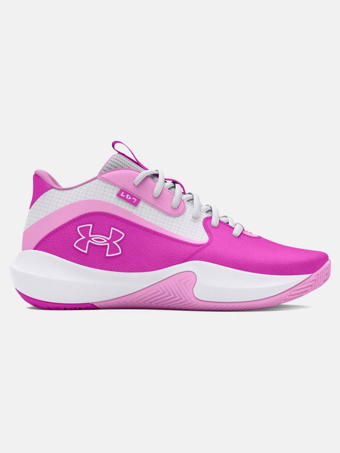 UNDER ARMOUR Men's Lock Down 7 Shoes in magenta - men's sneaker