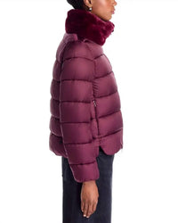 Save The Duck - Mei Faux Fur Trim Quilted Jacket
