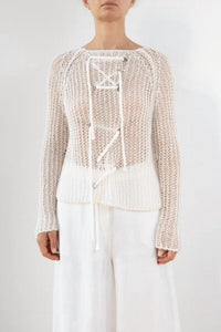Aviu - Linen Jumper With Ties