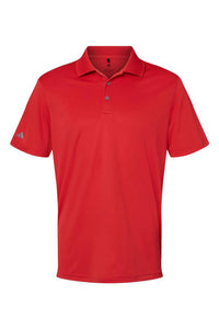adidas Men's Performance Sport Polo in red - men's shirt - detail view