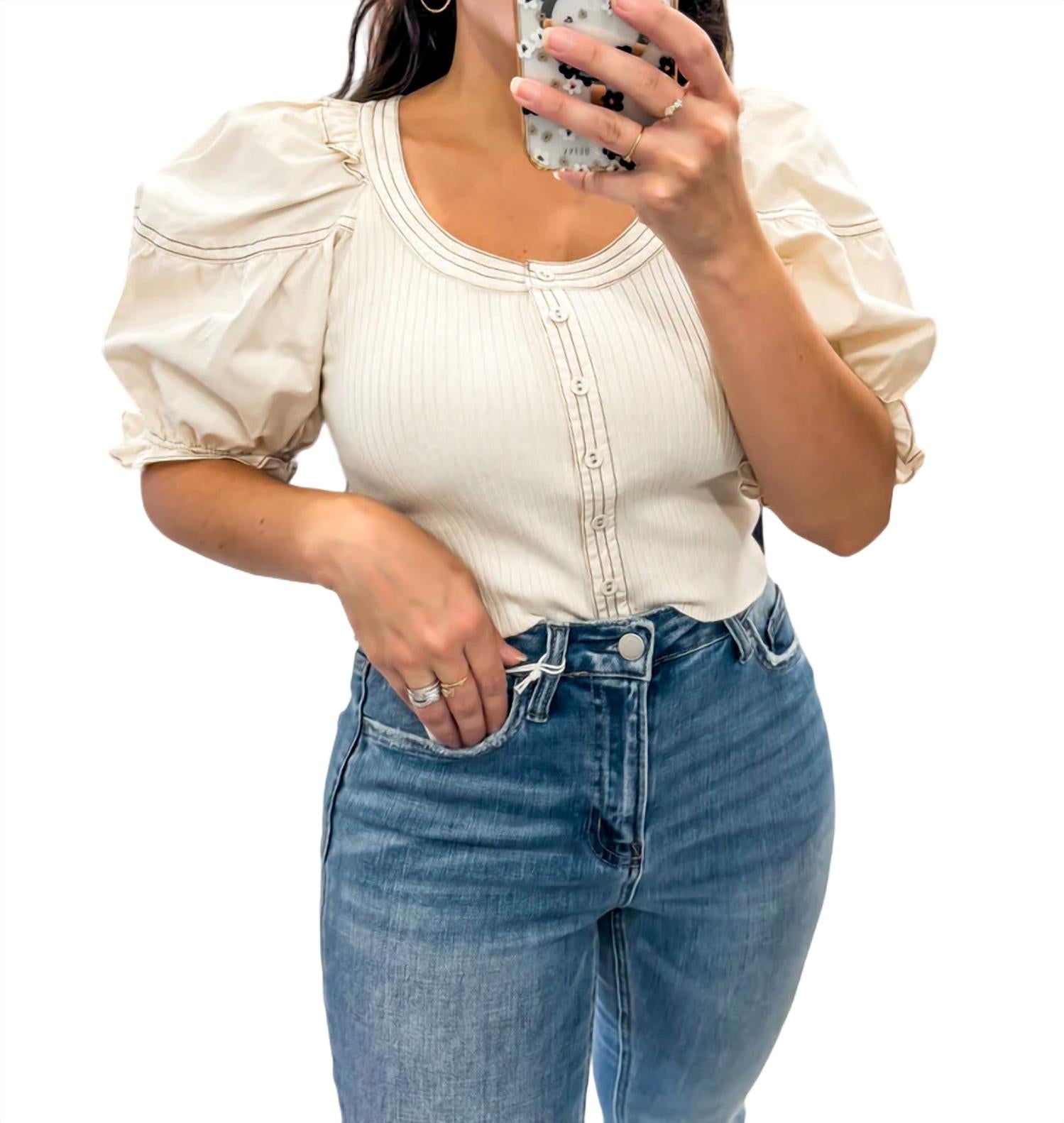 Sofie The Label - Savannah Puff Sleeves Blouse