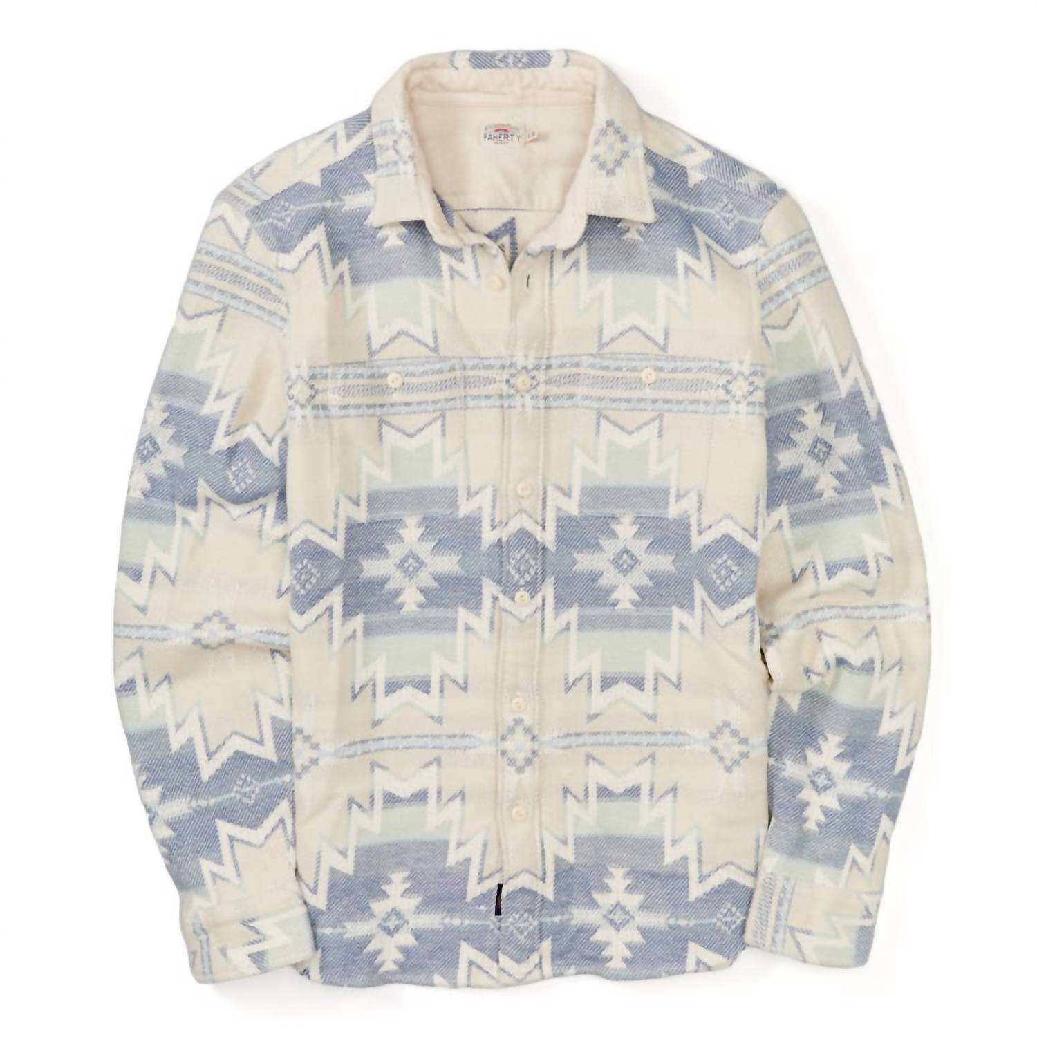 Faherty - Doug Good Feather Surf Flannel Shirt