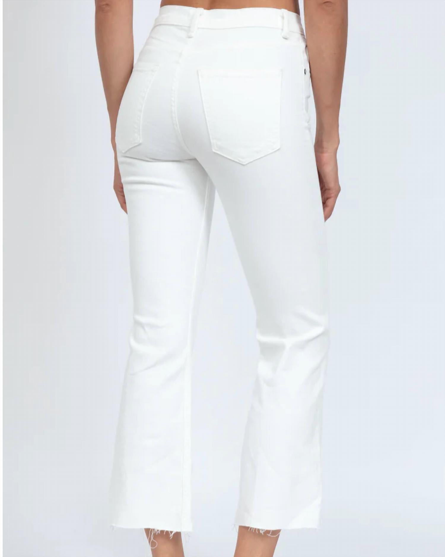 Askk Ny - Geek Crop Flared Leg Pants