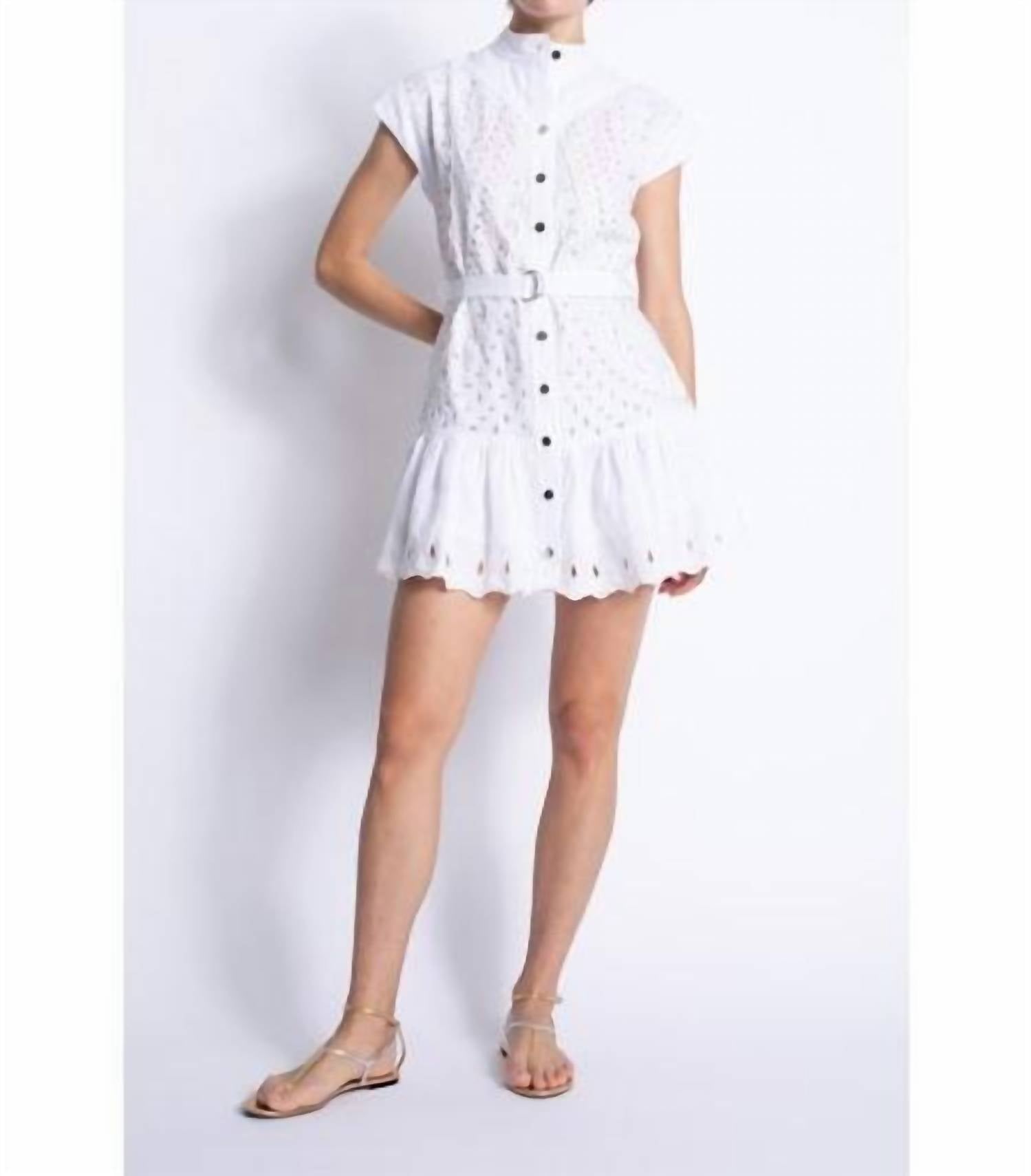 Karina Grimaldi - Aruba Embroidered Dress