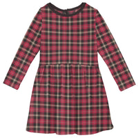 Kickee - Girls' Bamboo Print Long Sleeve Twirl Dress