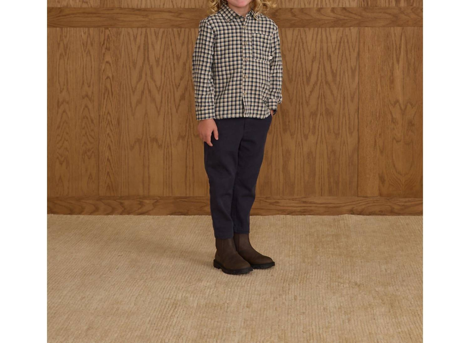 Rylee + Cru - Collared Long Sleeve Shirt