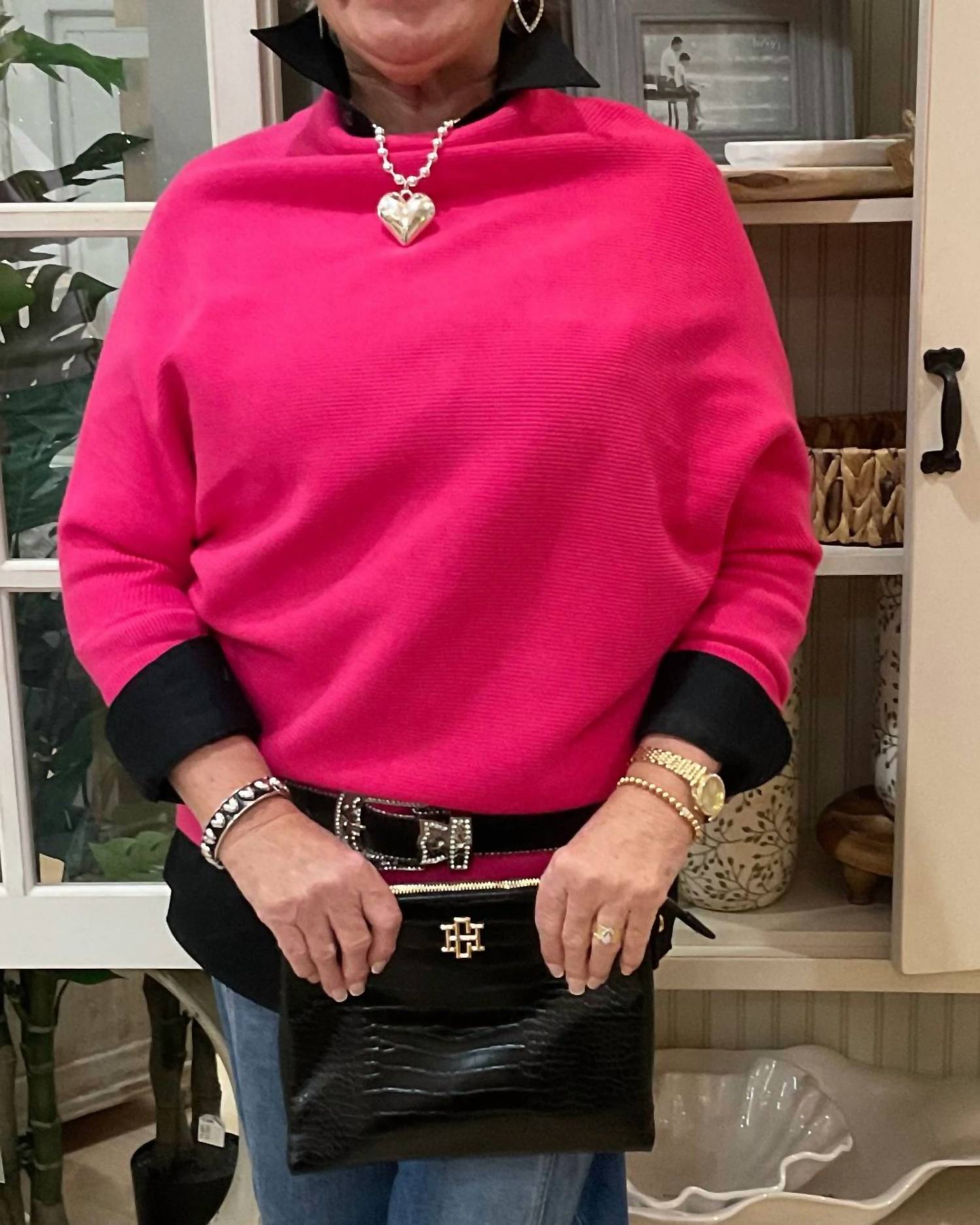 Ee:Some - Slouch Mock Neck Sweater