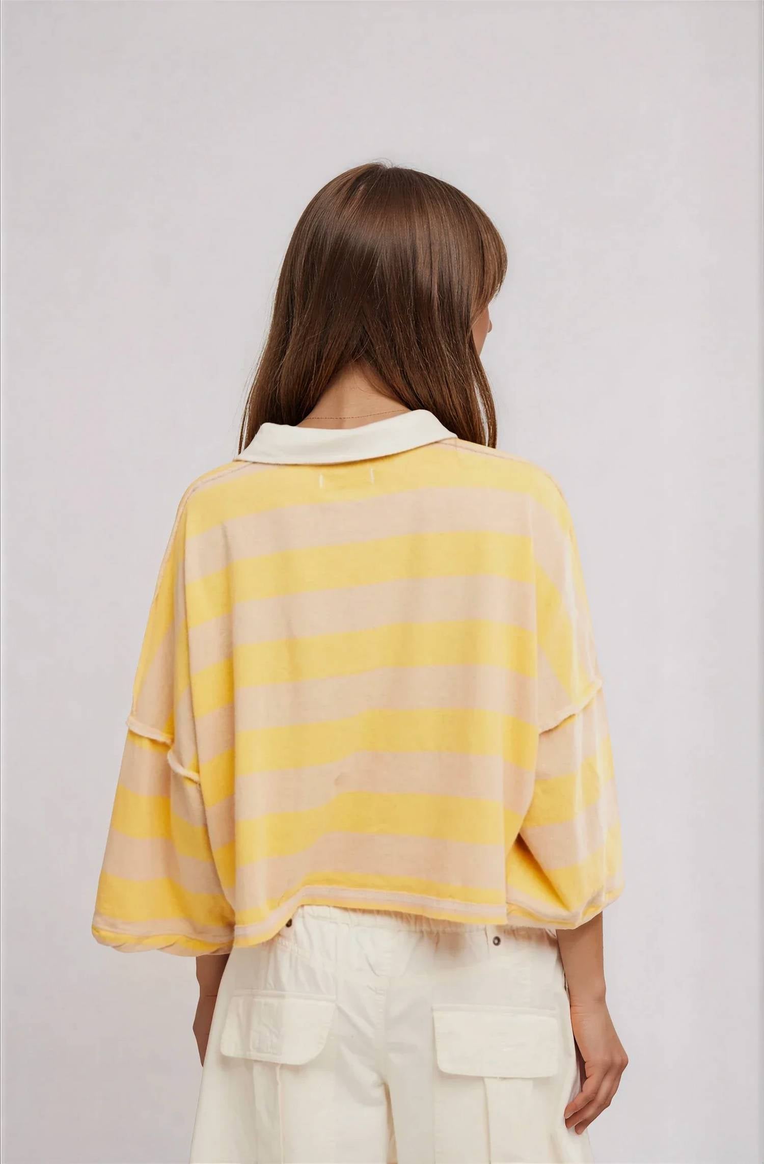 Free People - Auggie Polo Tee