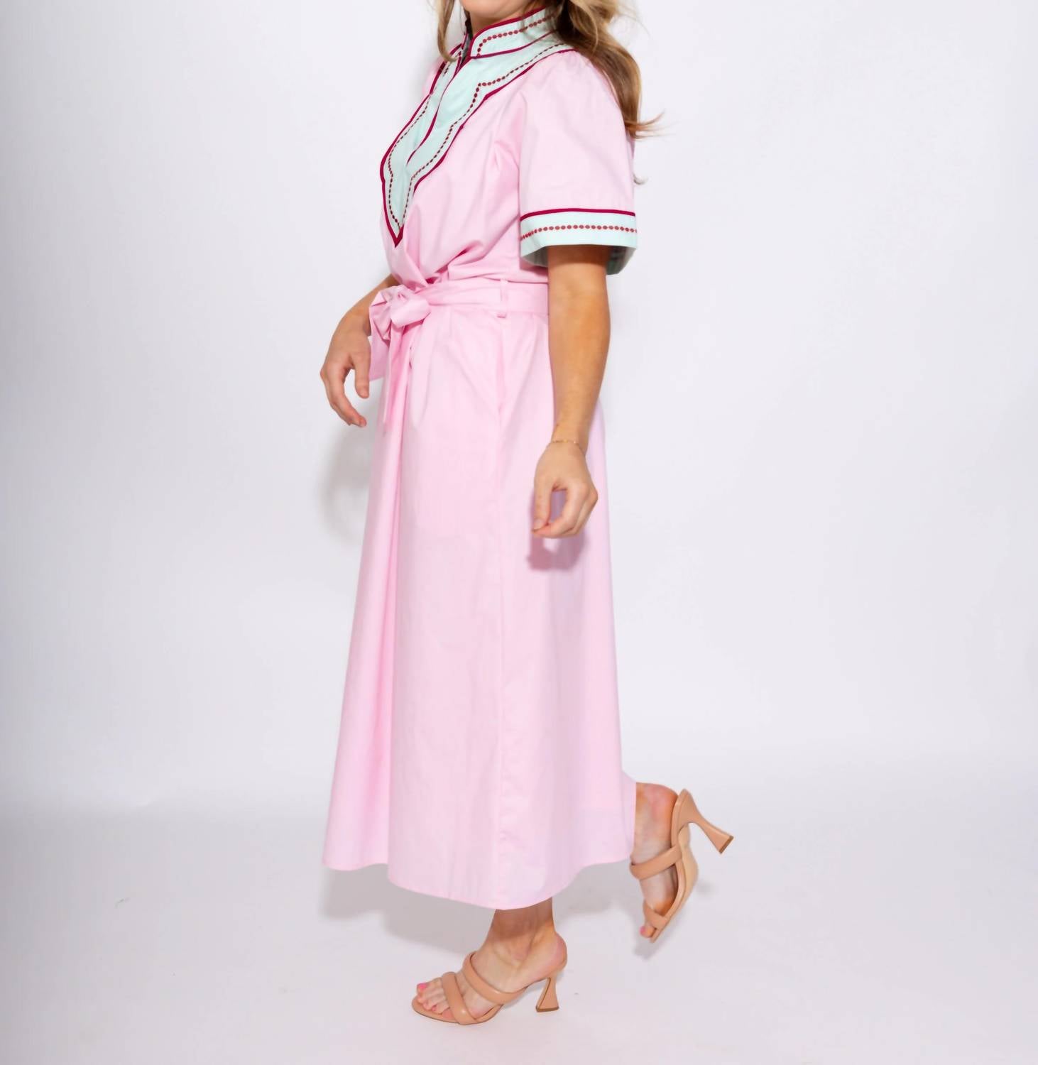 Thml - Contrast Midi Dress