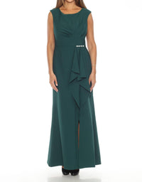 Joseph Ribkoff - Women's Ruffled Mermaid Evening Dress