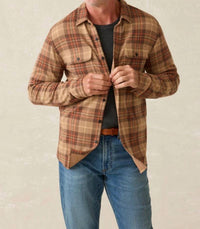 Faherty - Legend Sweater Shirt- Cedar Sands Plaid