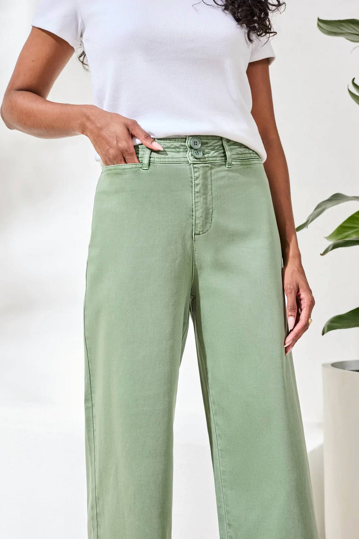 Tribal - Comfort Stretch High Rise Palazzo Pants