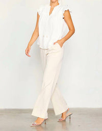 Skies Are Blue - Whispering Smocked Top