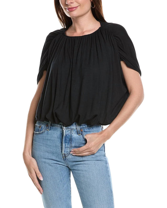 Velvet By Graham & Spencer - Carmen Short Sleeve Top