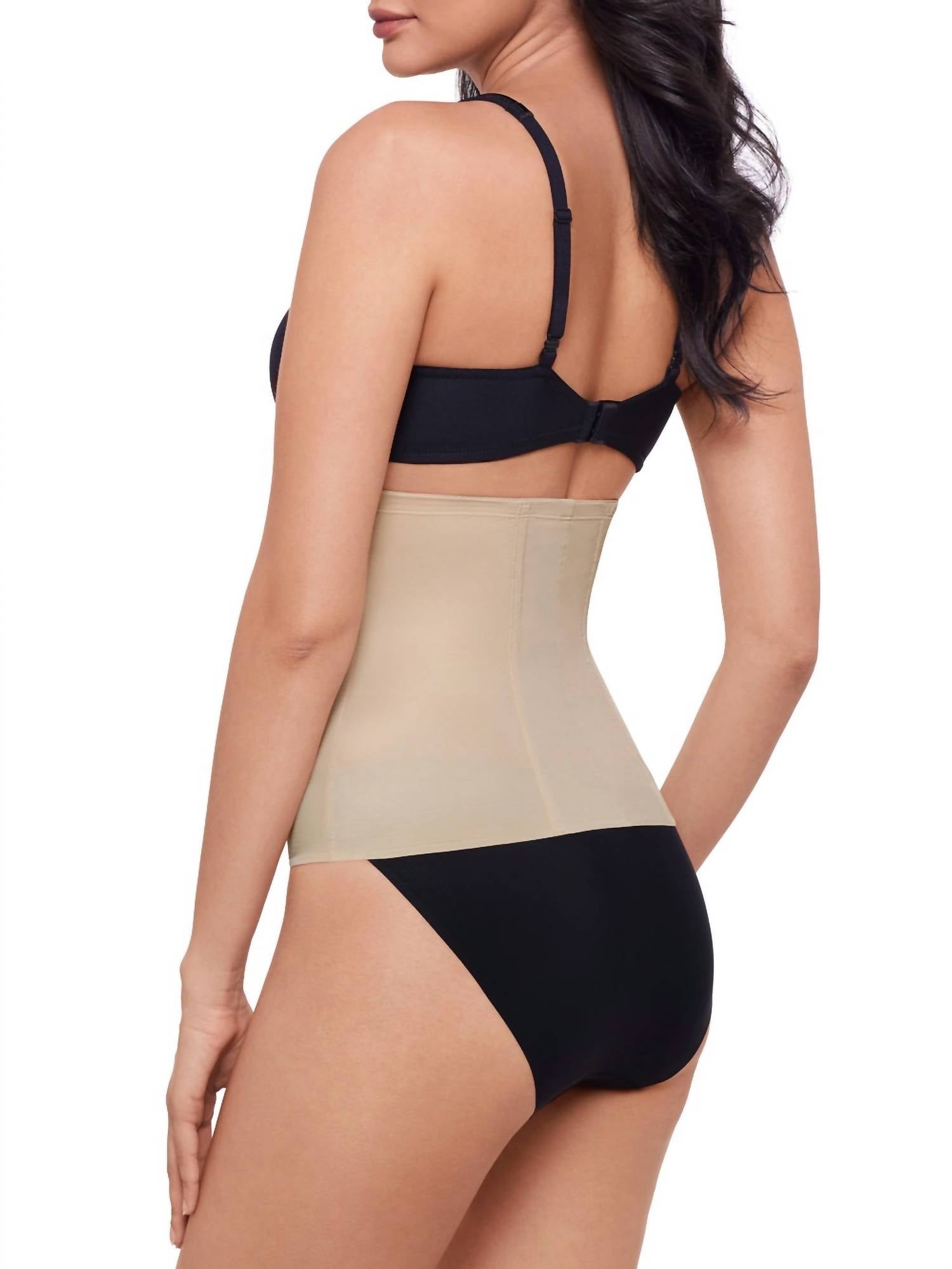 Miraclesuit Modern Miracle Step-in Waist Cincher in waist cincher in warm beige - women's intimate - detail view