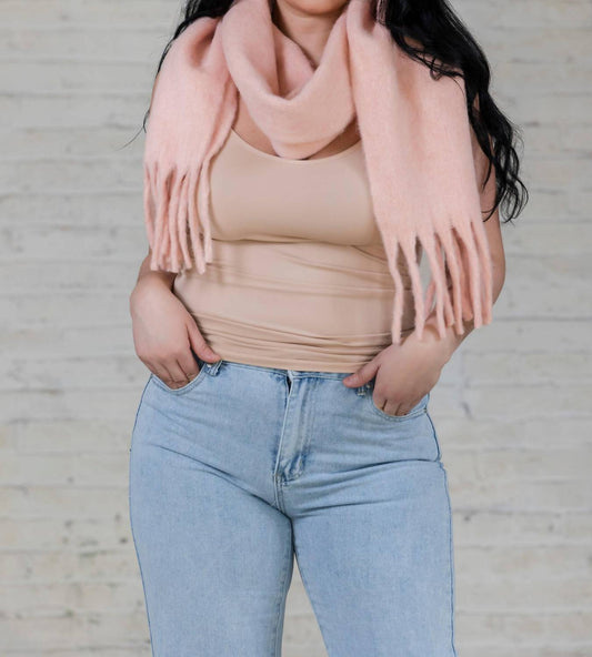 Sweetkama - Fringe Knit Scarf