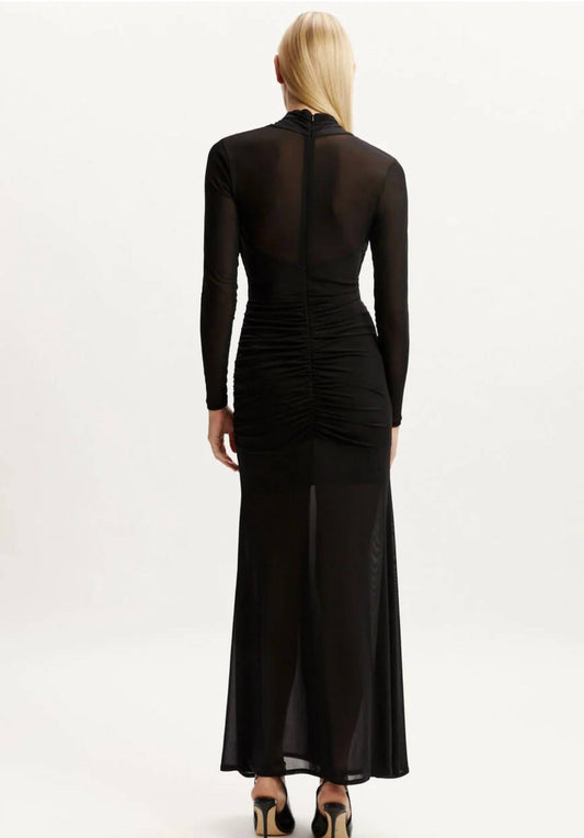 Bardot - Veria Wrap Mesh Maxi Dress