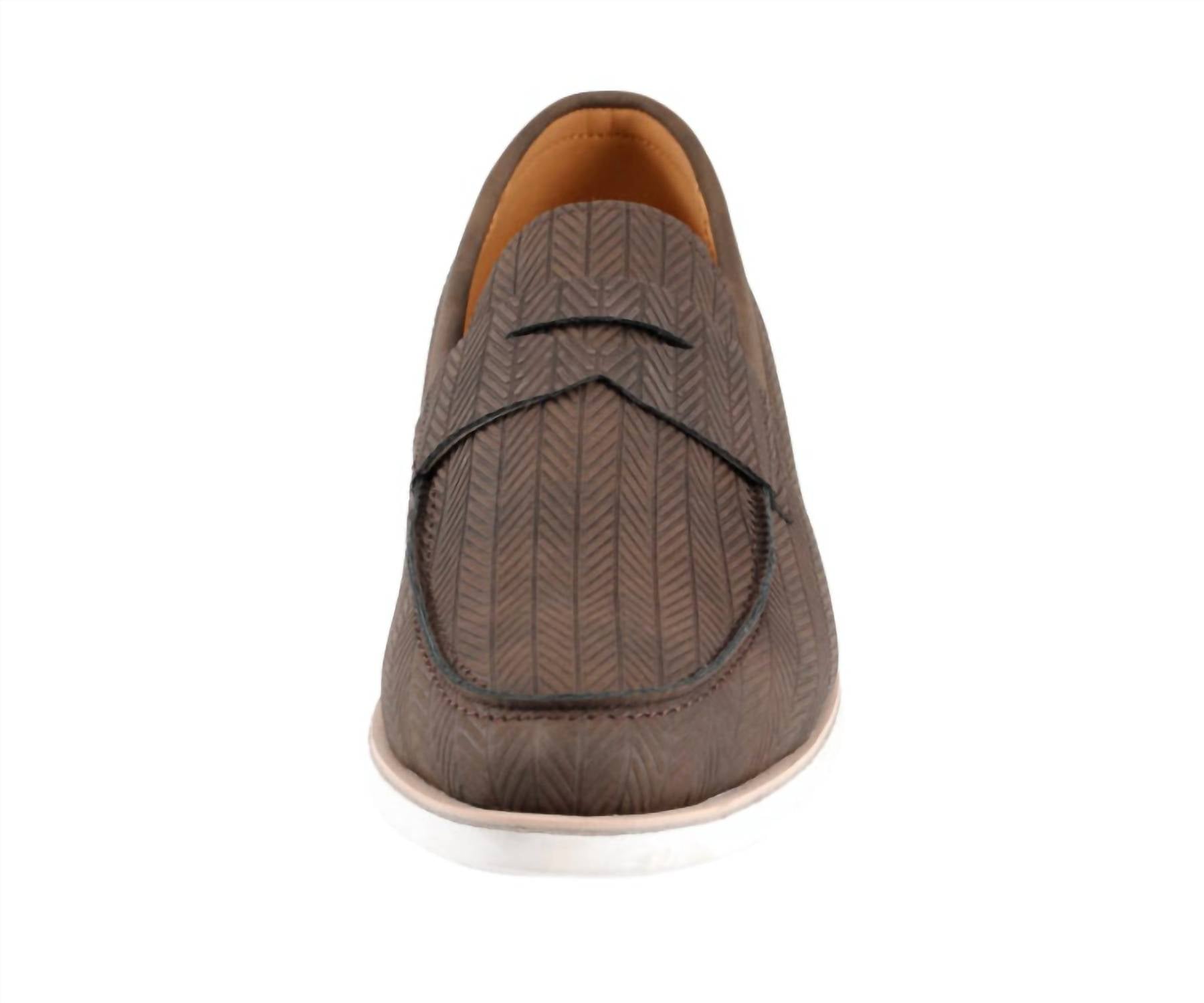 Amali Men's Elias Loafer in brown - men's loafer - alternate view