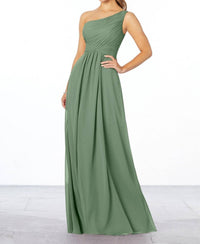 Morilee - One Shoulder A-line Bridesmaid Dress