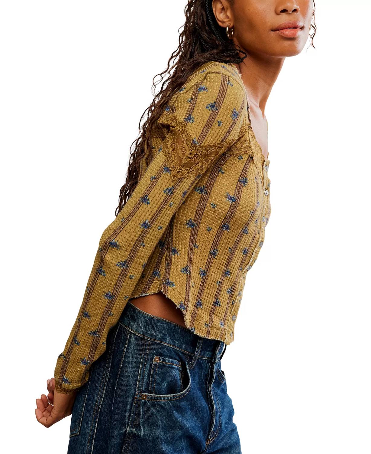 Free People - Lets Party Cardi Top