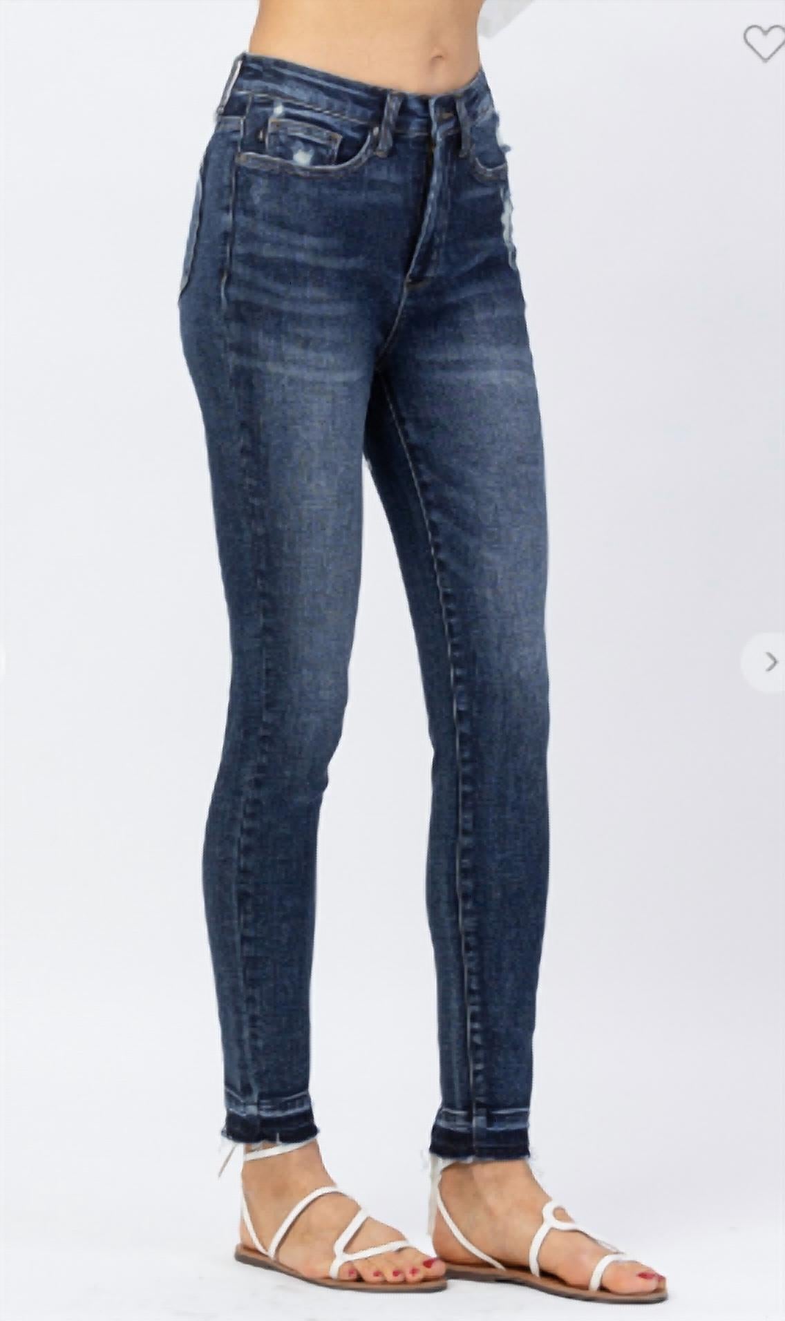 Judy Blue - High Waisted Tummy Control Clean Skinny Jeans