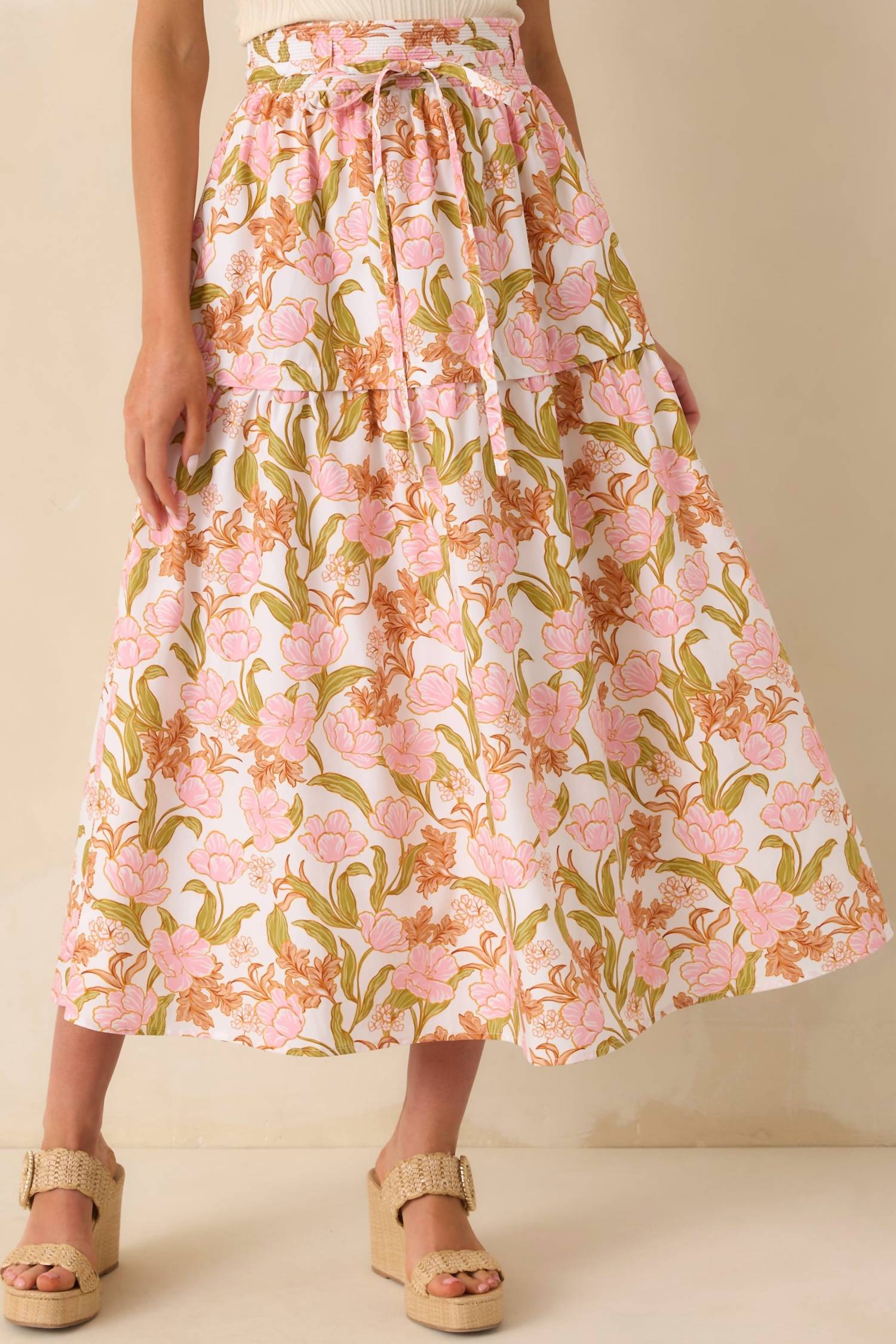 Strut & Bolt - Ever After Floral Maxi Skirt