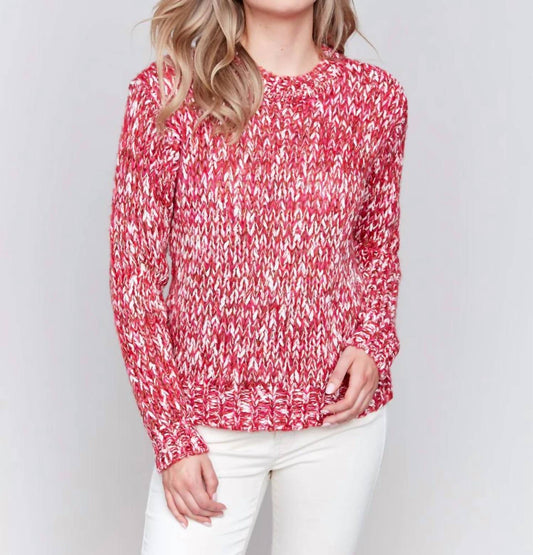 Charlie B - Space Dye Crew Neck Sweater