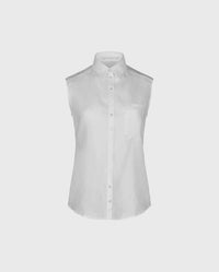 Anne Fontaine - Coast Sleeveless Button Up Front Pocket Shirt
