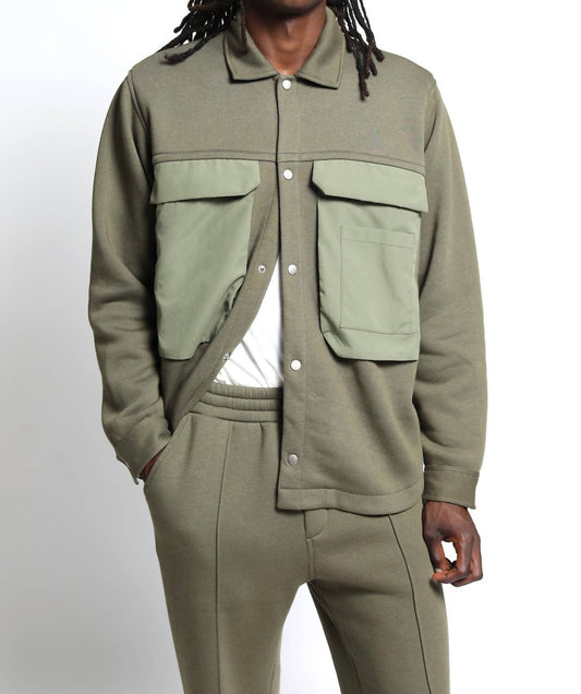 Sunnyside Brushed Terry Shacket