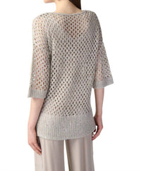 Joseph Ribkoff - Open Stitch With Sequins Sweater