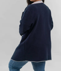 Nic + Zoe - Cool Nights Reversible Knit Jacket - Plus