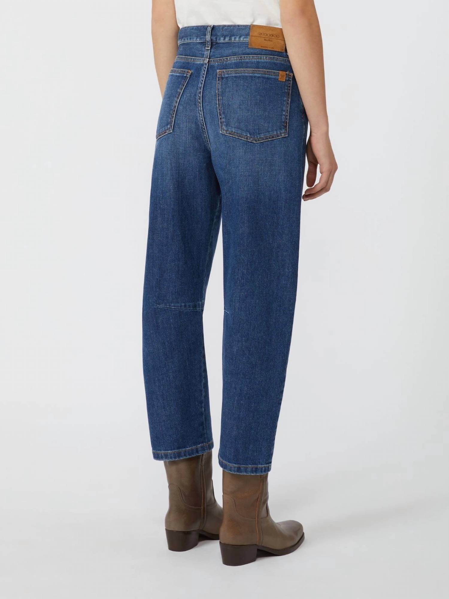Weekend Max Mara - Caprile Barrel Leg Authentic Denim Jean