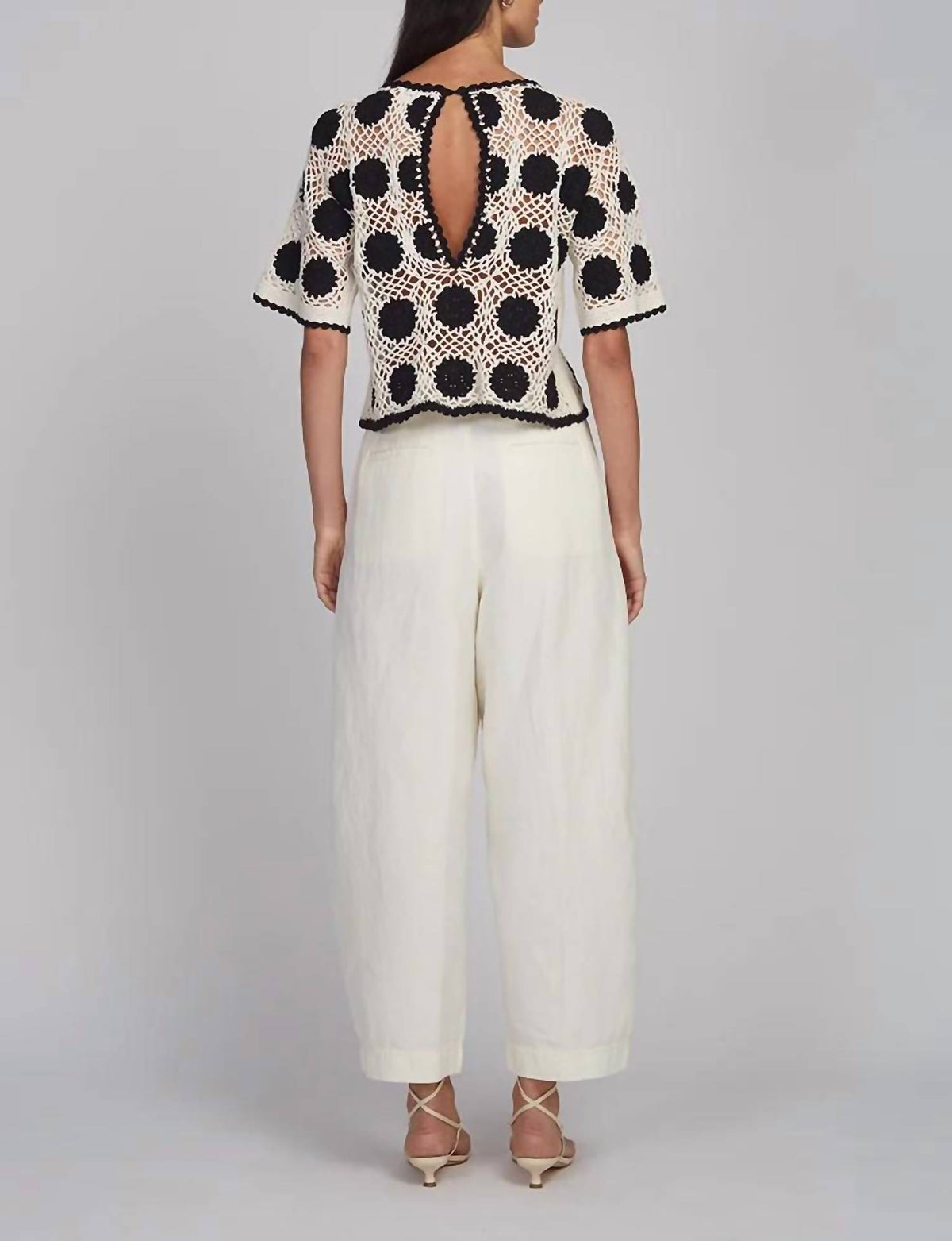 Eleven Six - Peruvian Cotton Crochet Top