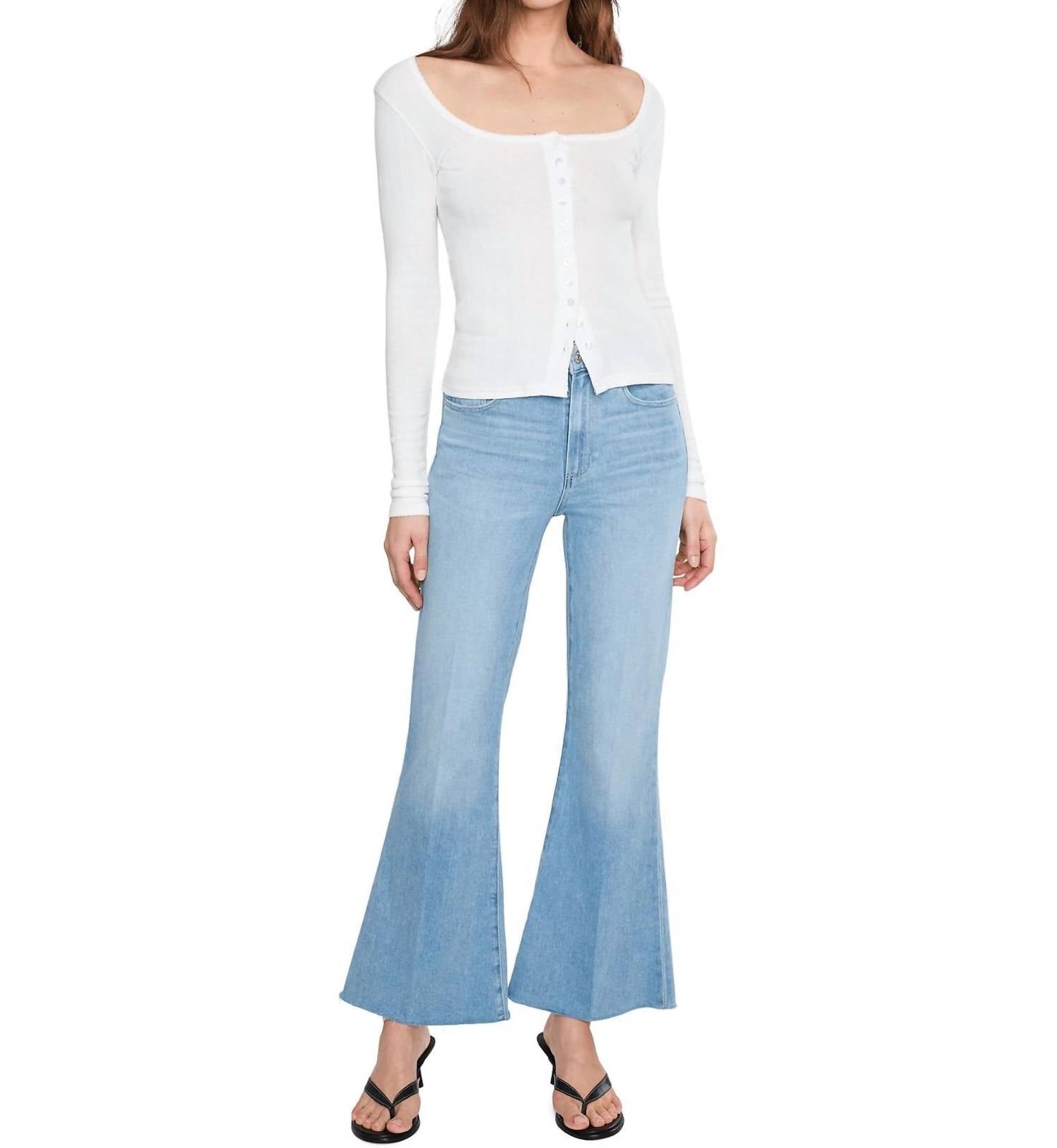 Paige - Marlow Skimmer Seamed Beltloops Jeans