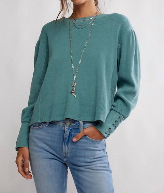 Free People - Lapis Cuff Top