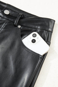 Dear Lover - Faux Leather Skirt