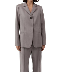 St. Agni Women's 90s Wool Blazer in doe - women's jacket - view 4