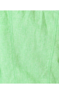 Lilly Pulitzer Seaspray Linen Jacket in jackfruit - women's jacket - view 6