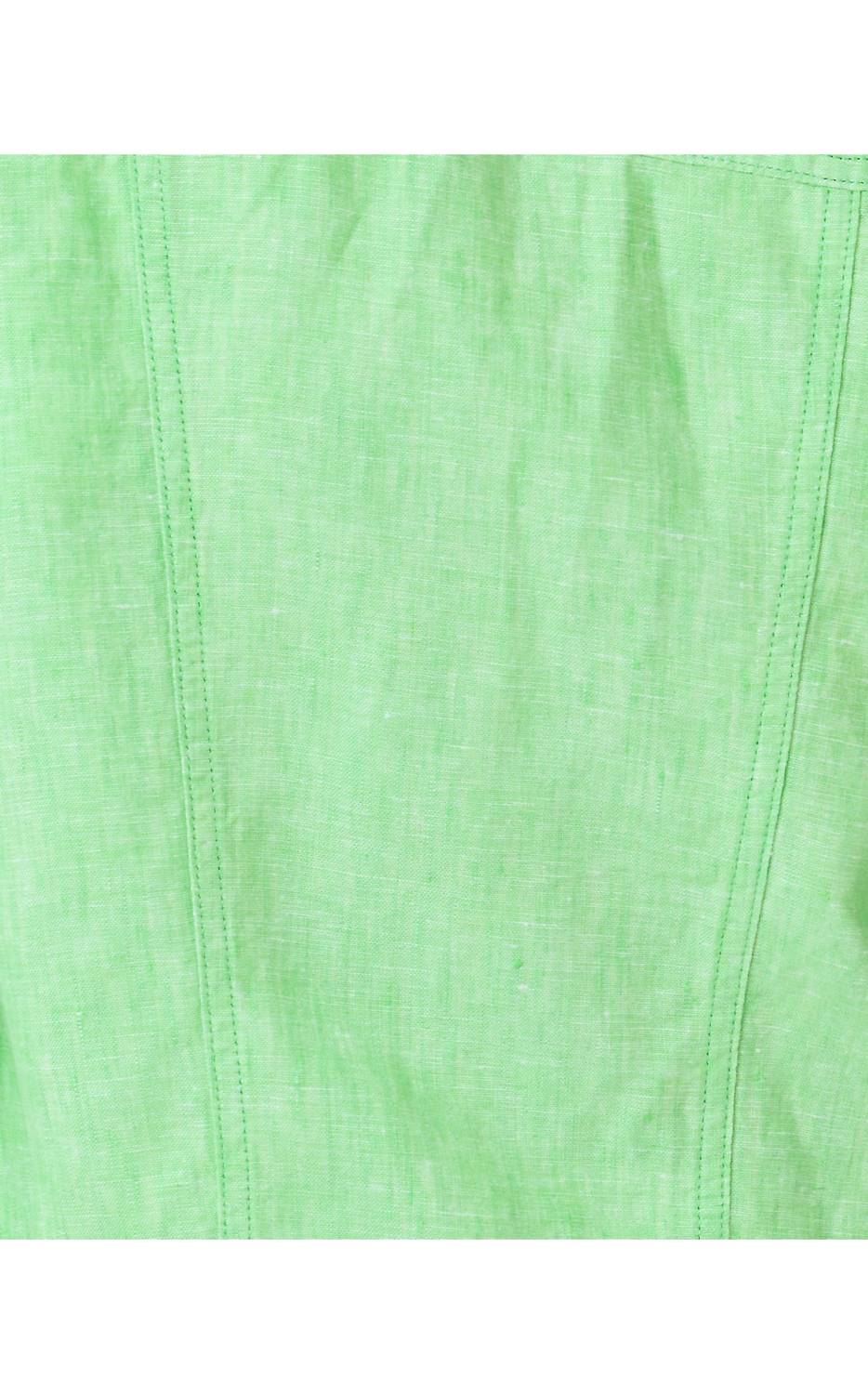 Lilly Pulitzer Seaspray Linen Jacket in jackfruit - women's jacket - view 6