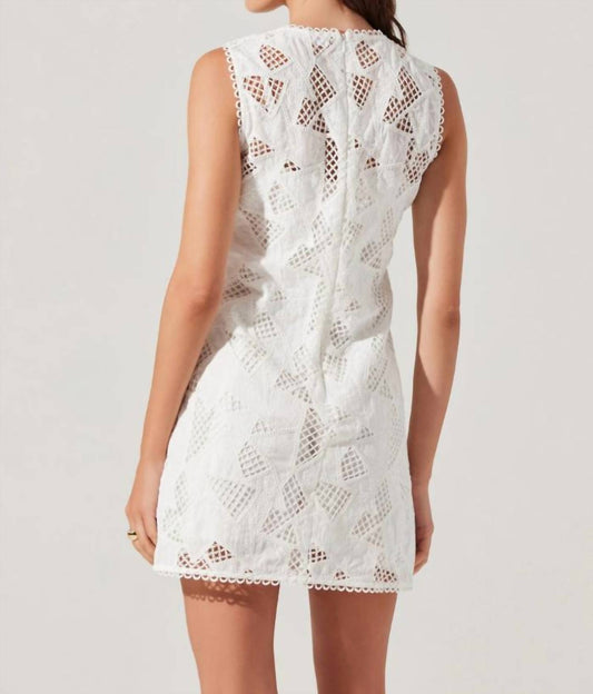 Astr - Madge Crochet Lace Mini Dress
