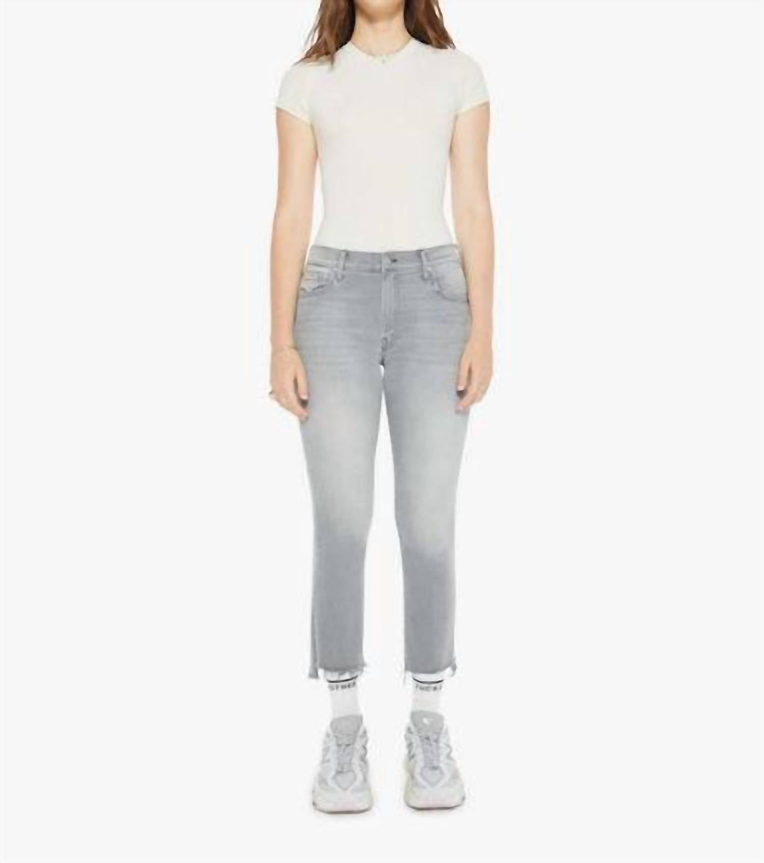 Mother - Insider Crop Step Fray Bootcut Jeans