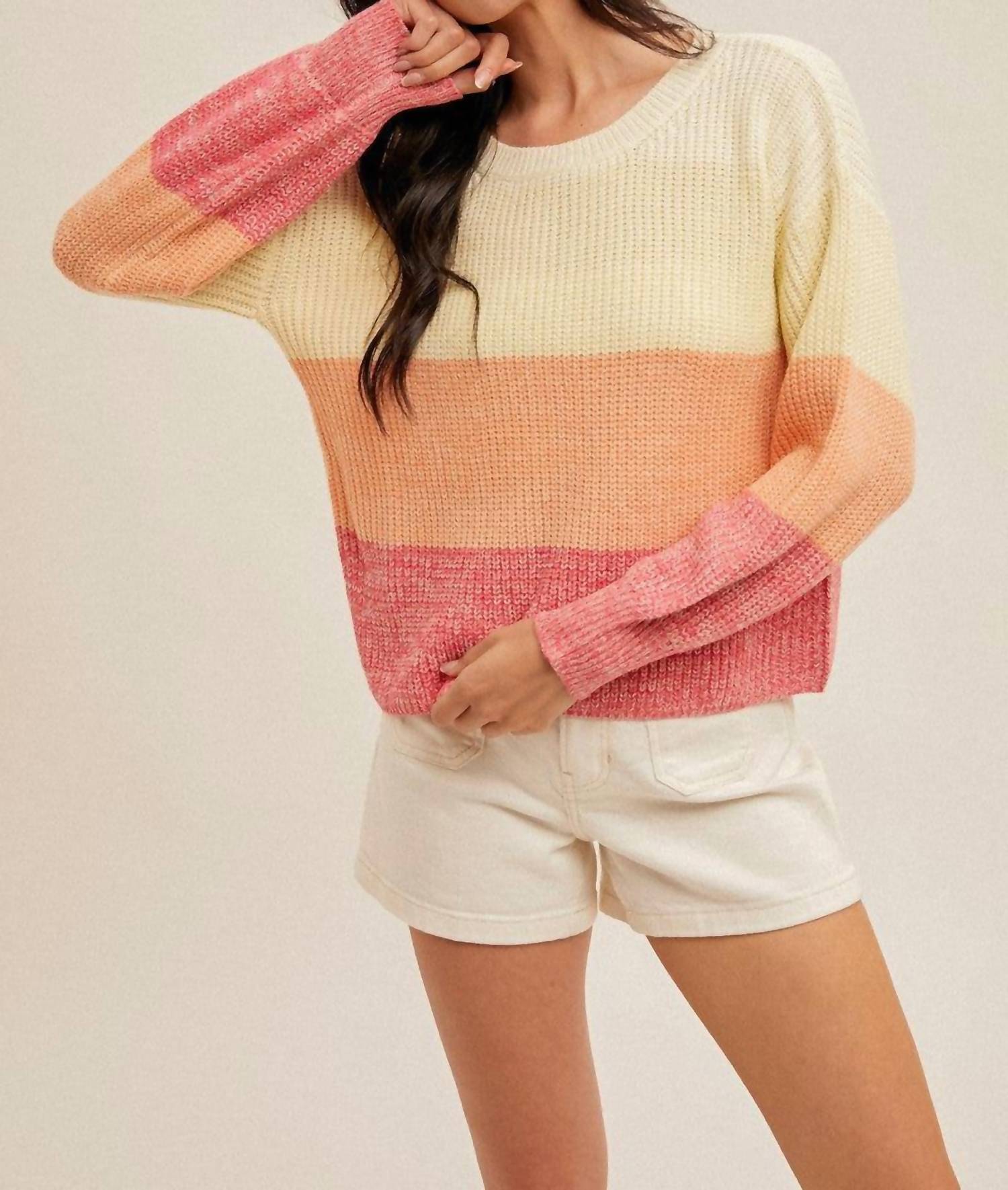 Hem & Thread - Rainbow Match Sweater