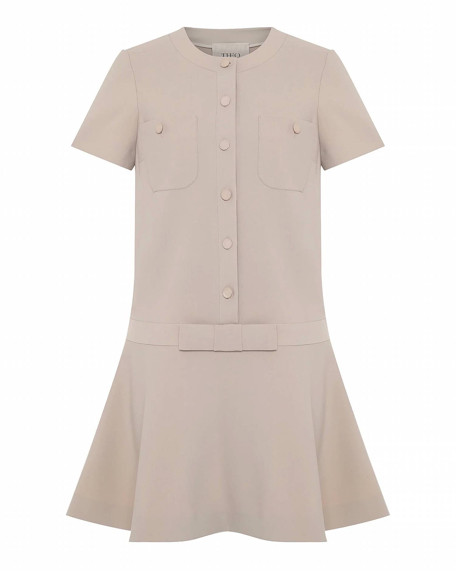 Theo The Label - Daphne Fluted Mod Dress