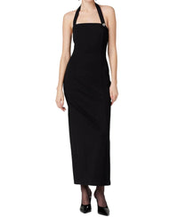 Toccin - Davina Sculpted Halter Midi Dress