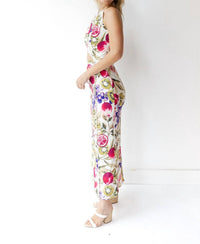 Fore Collection - Fruit Cut-out Halter Maxi Dress