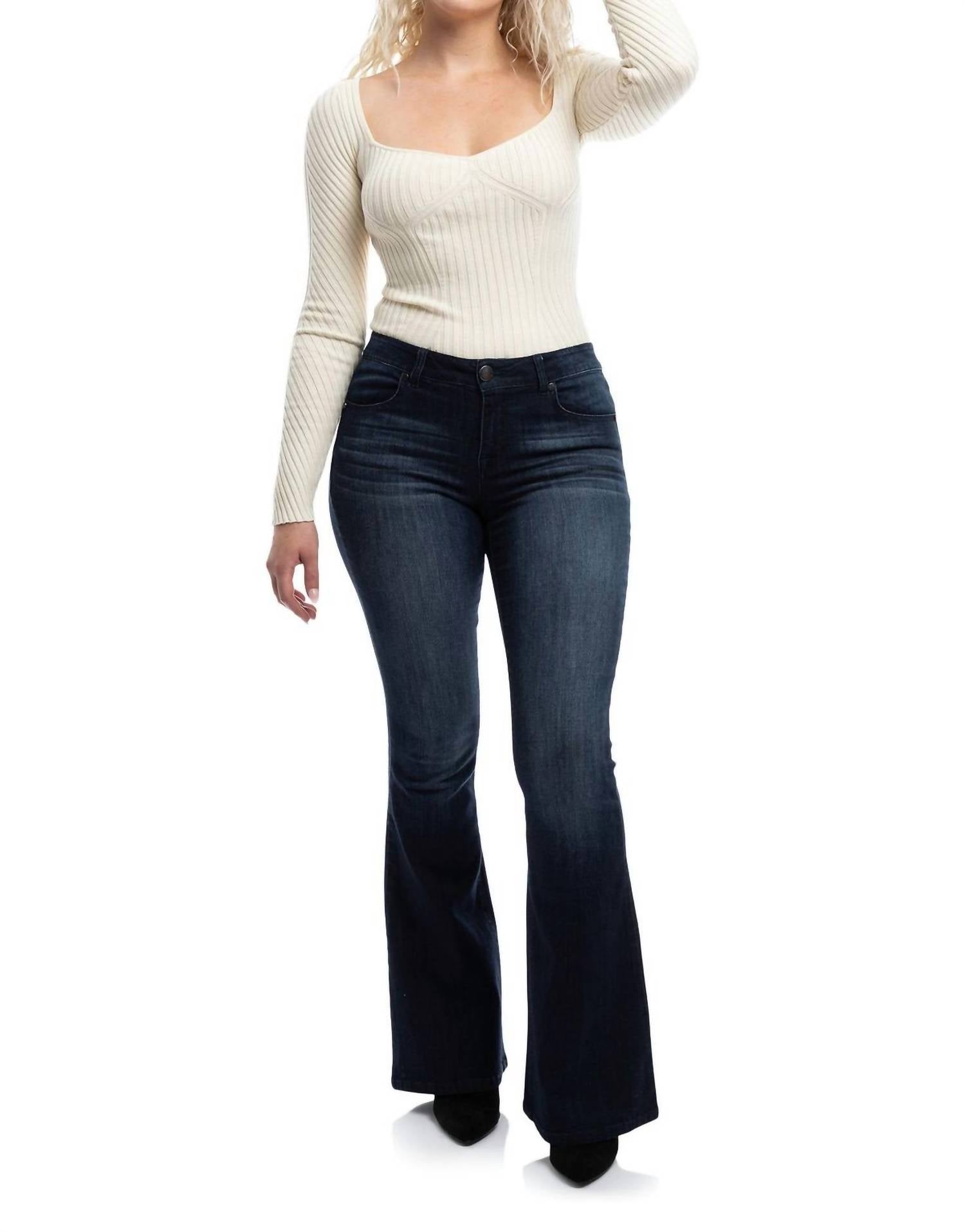 1822 Denim - Long Mid-rise Vintage Flare Jeans