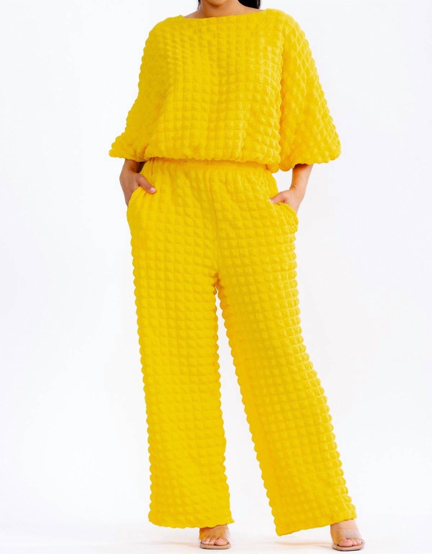 Karen T Design - Relaxed-fit Top & Wide-leg Pants