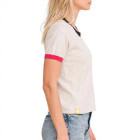 KERRI ROSENTHAL Women's Lonnie Ringer Top in quartz - women's t-shirt - alternate view