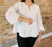 Allie Rose - Savannah Long Sleeve Blouse
