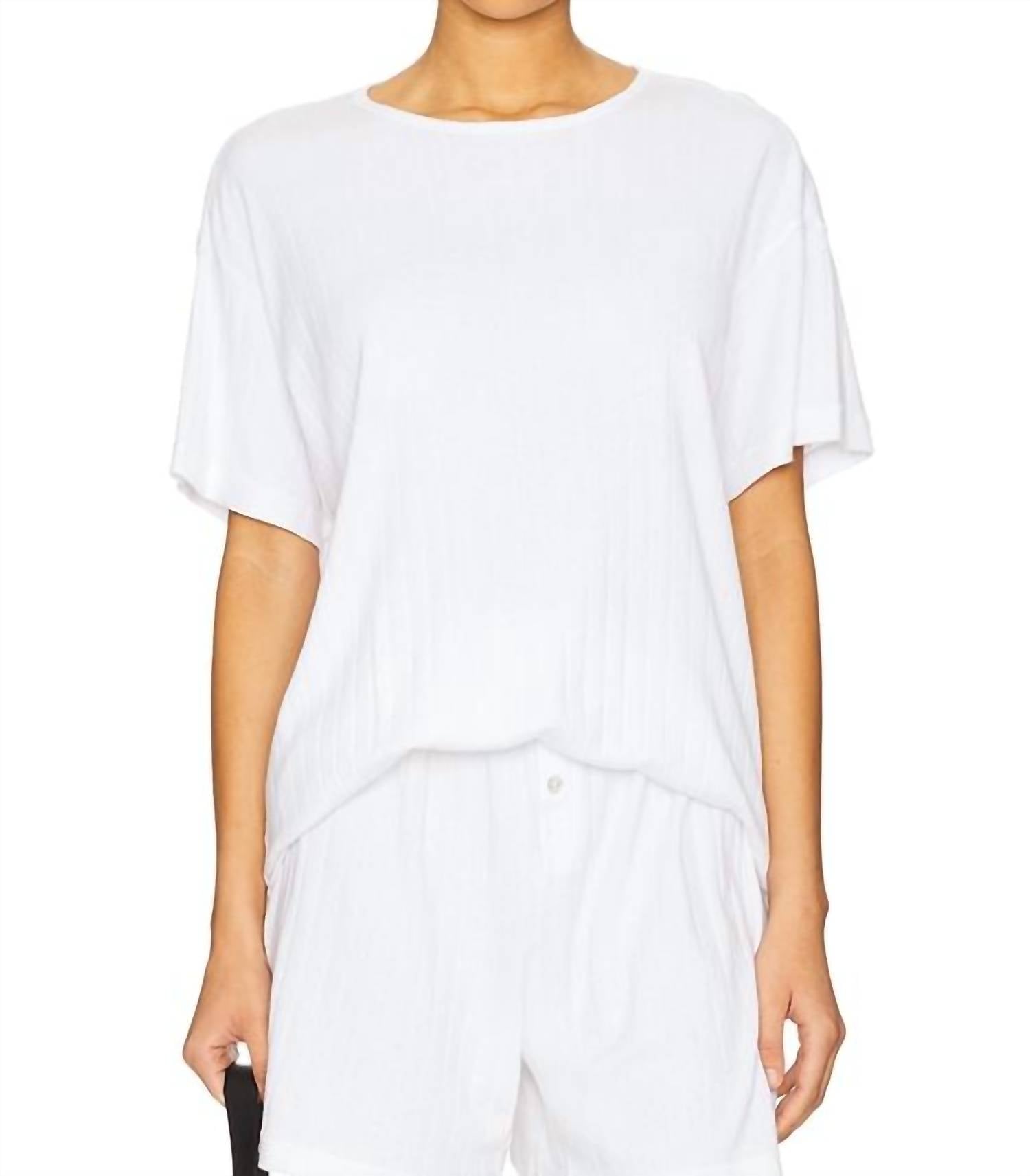 Donni. - Pointelle Oversized Tee